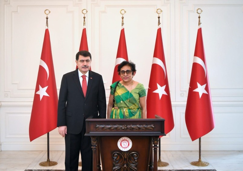 Sri Lanka Türkiye Büyükelçisi, Ankara Valisini Ziyaret Etti