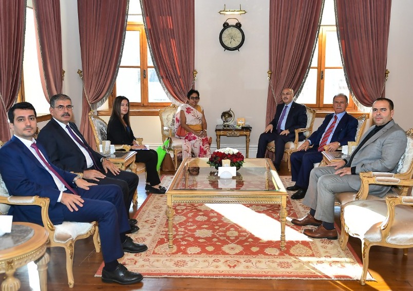 Sri Lanka Türkiye Büyükelçisi Adana Valisi Sayın Yavuz Selim KÖŞGER’e nezaket ziyaretinde bulundu