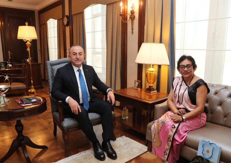 Sri Lanka Büyükelçisi Türkiye Cumhuriyeti Dışişleri Bakanı’nı ziyaret etti