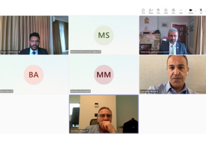 Büyükelçi ve Birinci Katip (Ticari) 20 Nisan 2026 tarihinde Türkiye Migros Ticaret A.Ş.’nin önde gelen yetkilileriyle sanal bir toplantı gerçekleştirdi.