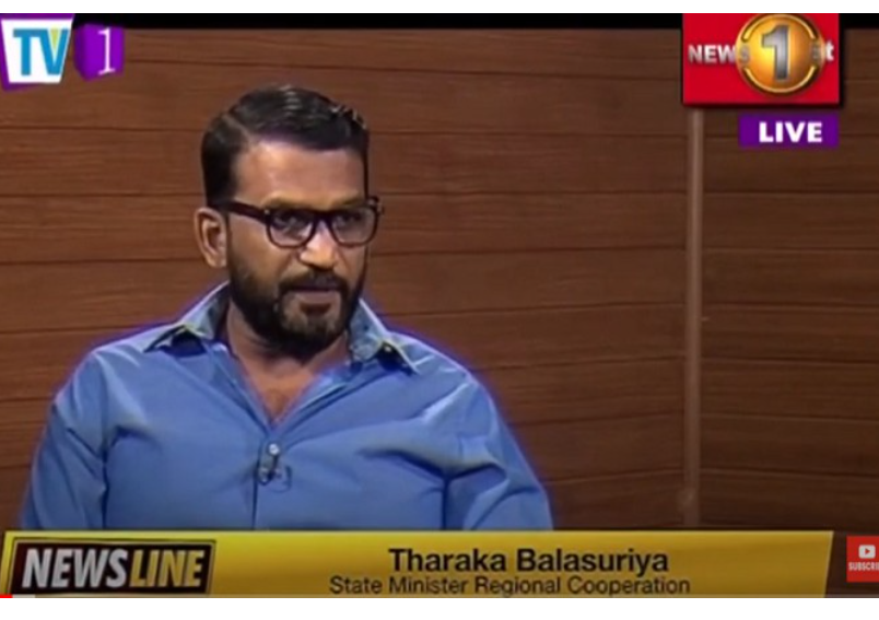 Bölgesel İşbirliği Devlet Bakanı Tharaka Balasuriya’nın News 1st Newsline röportajı