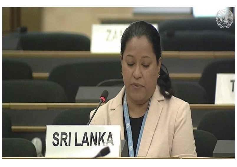 Sri Lanka’nın İnsan Hakları Genel Sekreter Yardımcısı ile Etkileşimli Diyalogda Genel Sekreter’in Birleşmiş Milletler ile işbirliği raporuna ilişkin açıklaması
